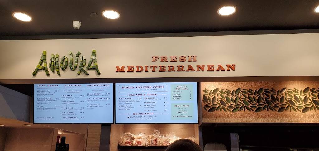 Amoura Café | meal takeaway | San Francisco International Airport International Terminal 3 Departures Level, Boarding Area F, San Francisco, CA 94128, USA | 6508210040 OR +1 650-821-0040