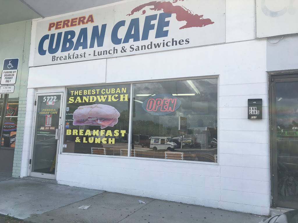Perera Cuban Cafe | restaurant | 5772 54th Ave N, Kenneth City, FL 33709, USA | 7275412037 OR +1 727-541-2037