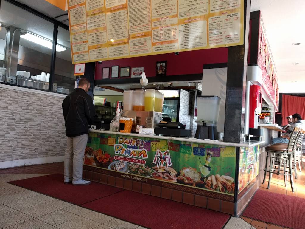 Daviss Pinata Mexican Grill | restaurant | 305 1st St, Davis, CA 95616, USA | 5307505001 OR +1 530-750-5001