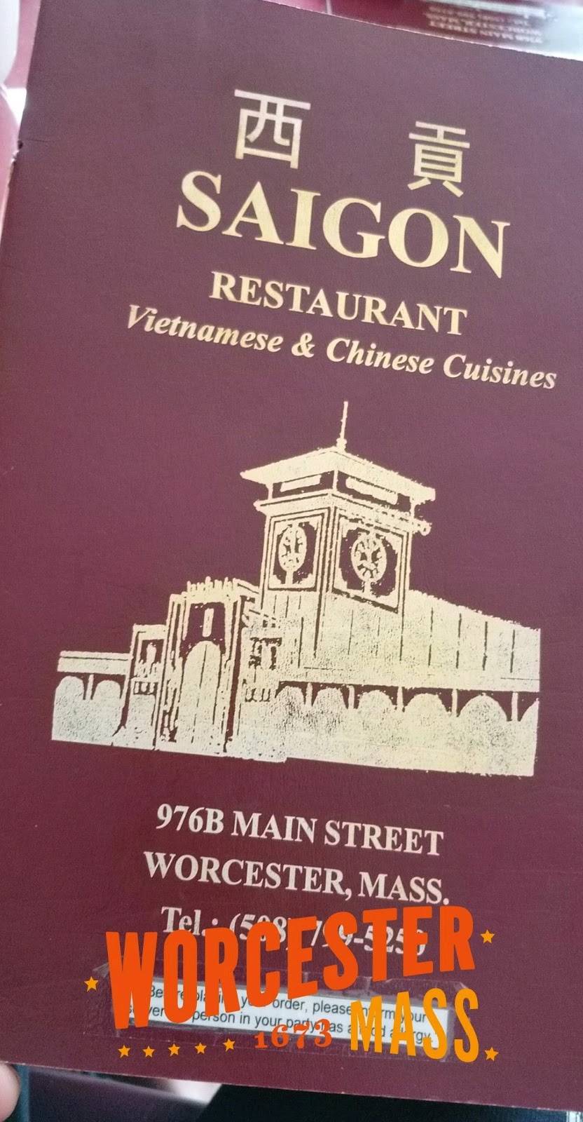 Saigon Restaurant | restaurant | 976 B Main St, Worcester, MA 01603, USA | 5087995250 OR +1 508-799-5250