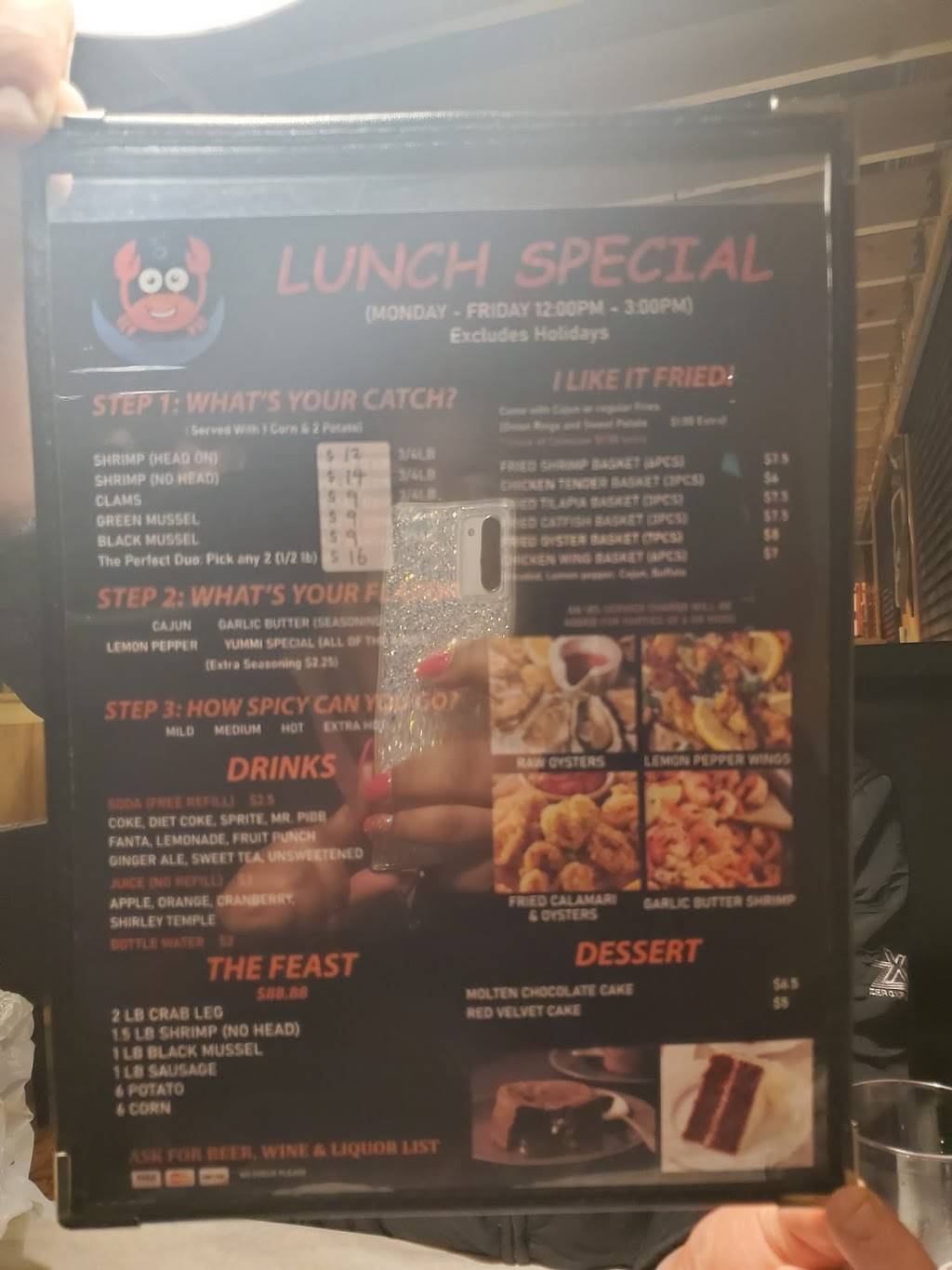 Yummi Crab | restaurant | 675 Phoenix Dr, Virginia Beach, VA 23452, USA | 7579375955 OR +1 757-937-5955