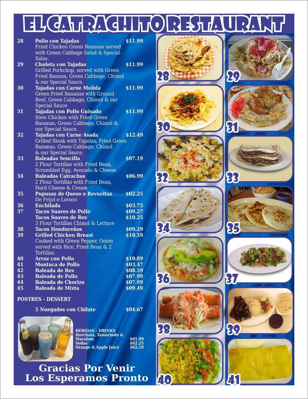 El Catrachito Restaurant | restaurant | 940 East-West Hwy, Takoma Park, MD 20912, USA | 2405312743 OR +1 240-531-2743