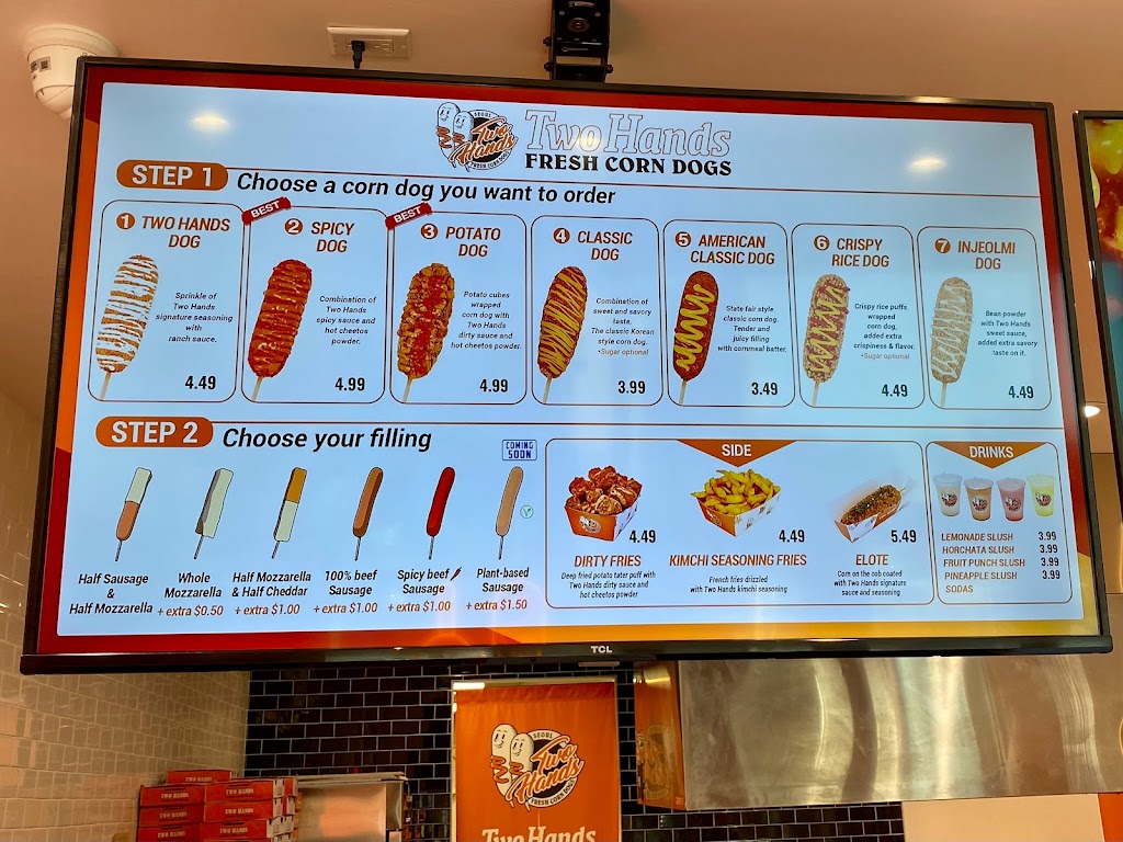 Two Hands Corn Dogs | restaurant | 3742 Fallon Rd, Dublin, CA 94568, USA | 9252488832 OR +1 925-248-8832
