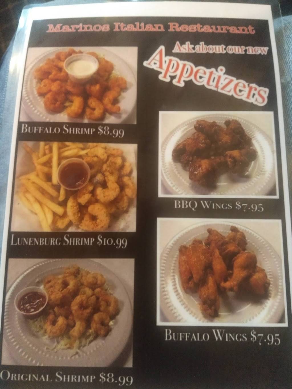 Marinos Italian Restaurant | restaurant | 1401 1st St, Victoria, VA 23974, USA | 4346961812 OR +1 434-696-1812