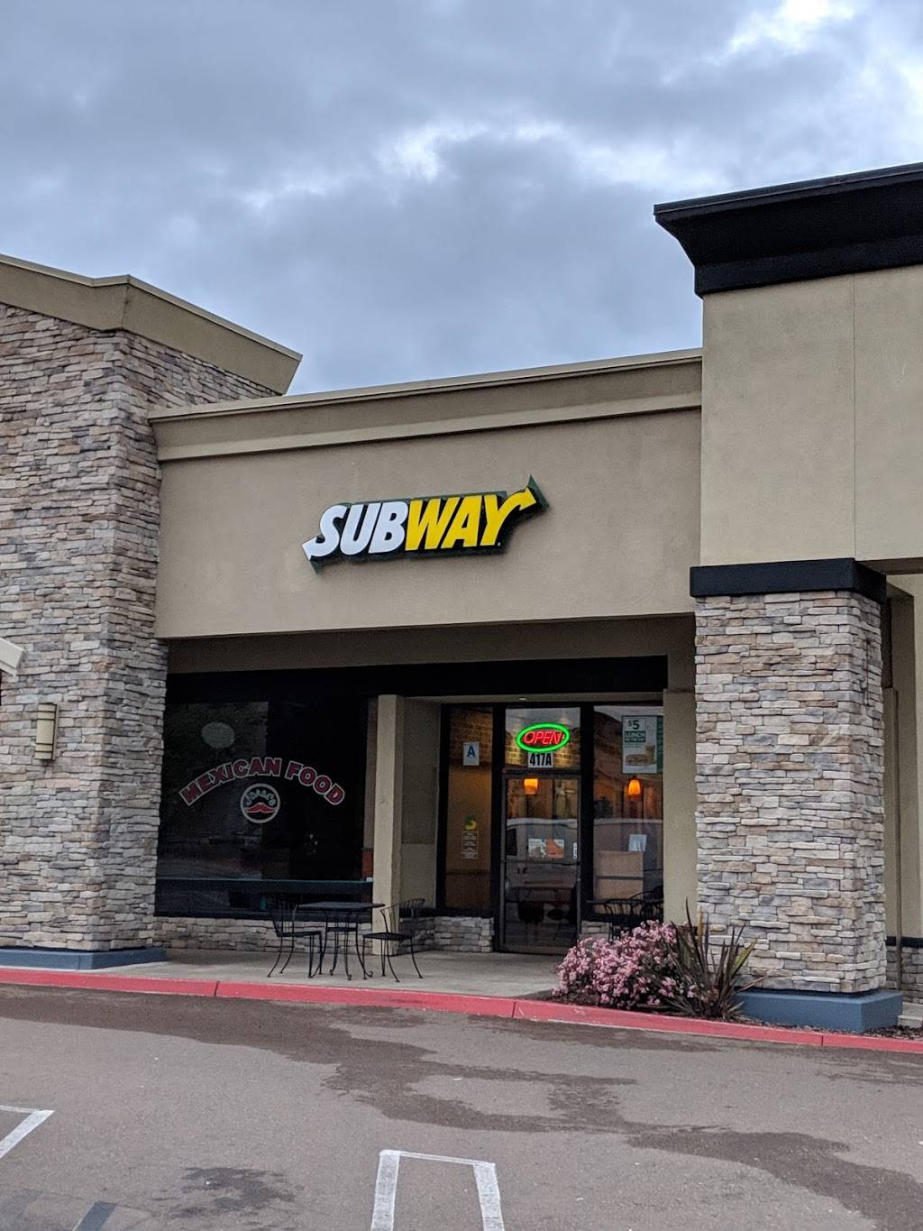 Subway Restaurants | restaurant | 417 Santa Fe Drive, Ste A, Santa Fe Plaza Shopping Center, Encinitas, CA 92024, USA | 7606339706 OR +1 760-633-9706