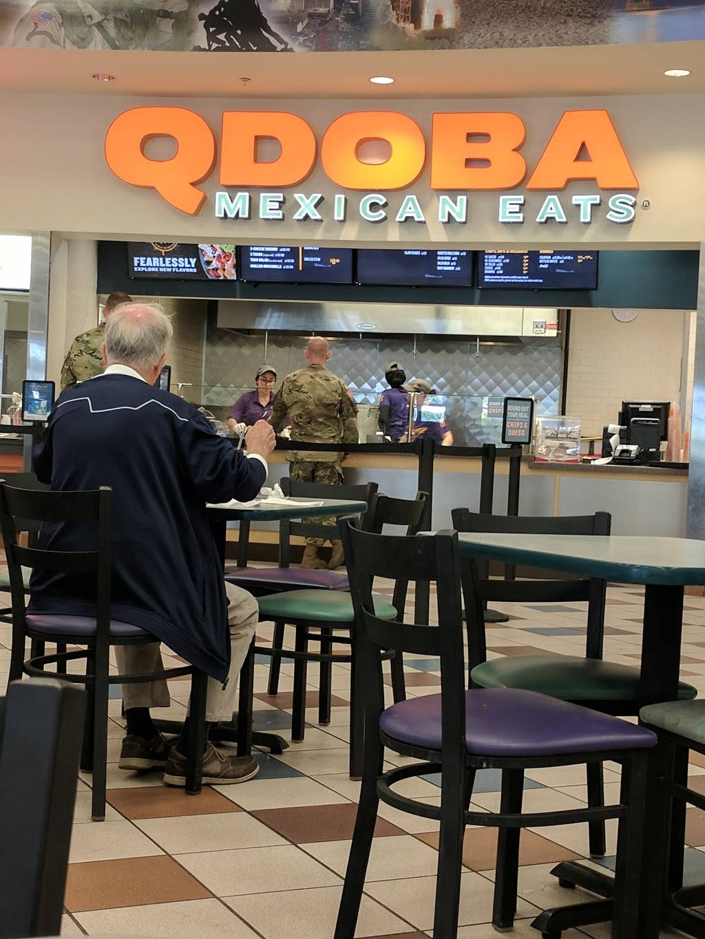 QDOBA Mexican Eats | restaurant | Enduring Freedom Dr P10730A, Enduring Freedom Dr, Fort Drum, NY 13602, USA | 3157730065 OR +1 315-773-0065
