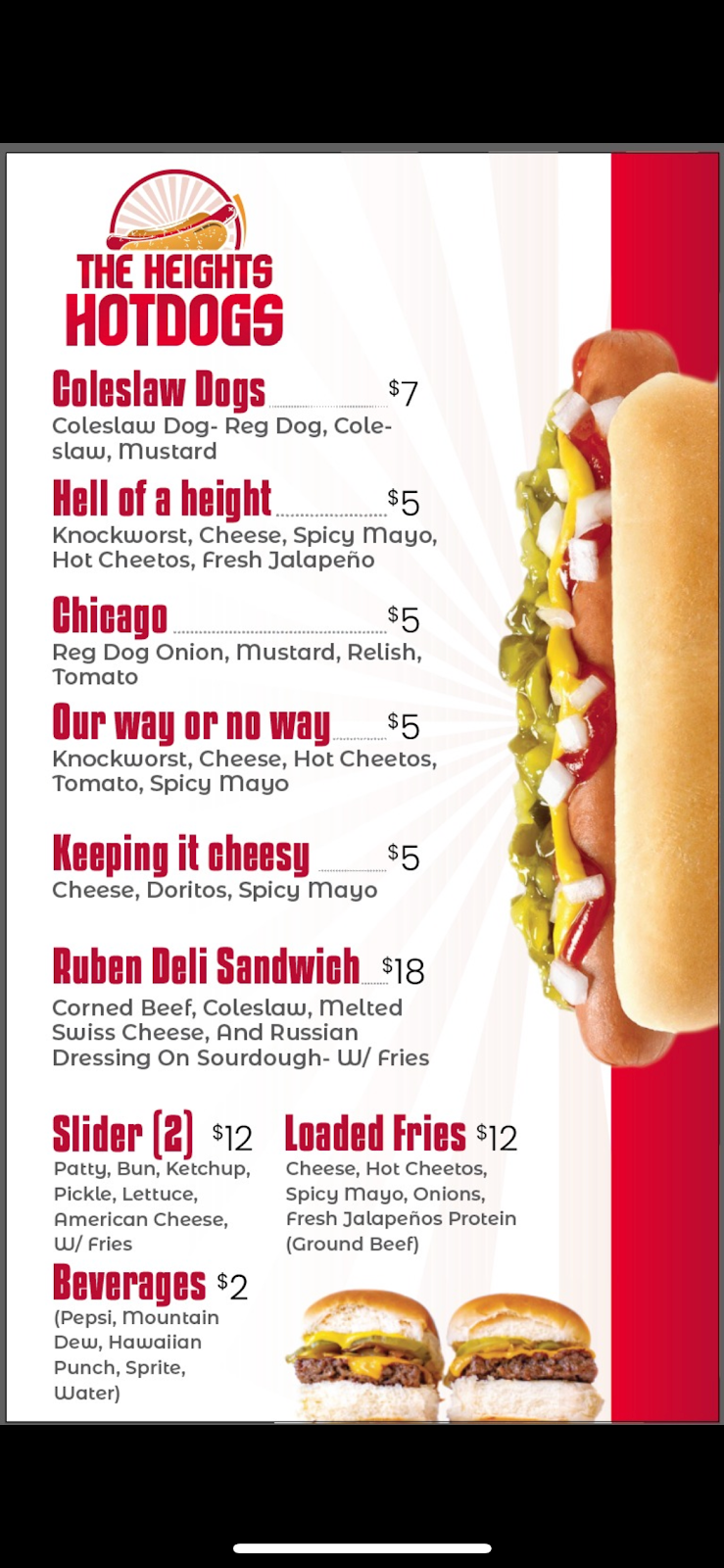 Heights Hotdogs | restaurant | 25350 Michigan Ave, Dearborn, MI 48124, USA | 3132663199 OR +1 313-266-3199