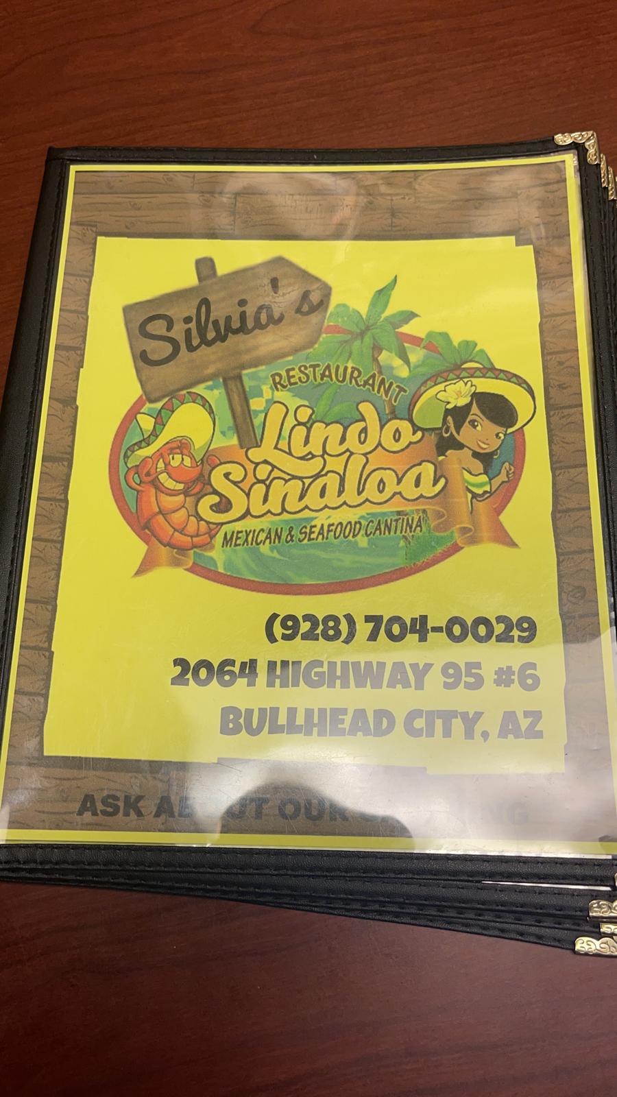 Silvias Lindo Sinaloa | restaurant | 2064 AZ-95 #6, Bullhead City, AZ 86442, USA | 9282850423 OR +1 928-285-0423