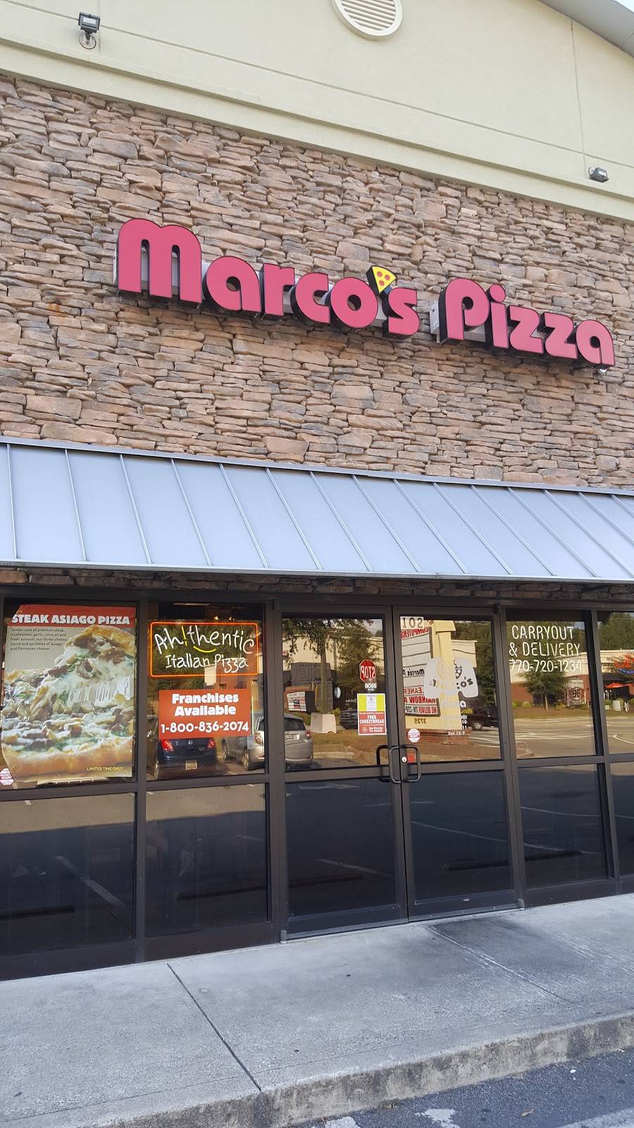 Marcos Pizza | meal delivery | 3725 Sixes Rd, Canton, GA 30114, USA | 7707201234 OR +1 770-720-1234