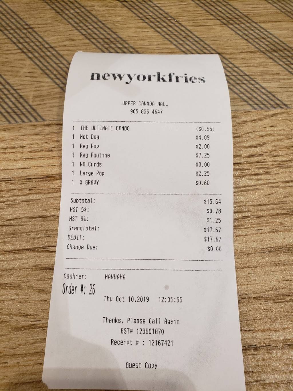 New York Fries - Upper Canada Mall | restaurant | 17600 Yonge St, Newmarket, ON L3Y 4Z1, Canada | 9058364647 OR +1 905-836-4647