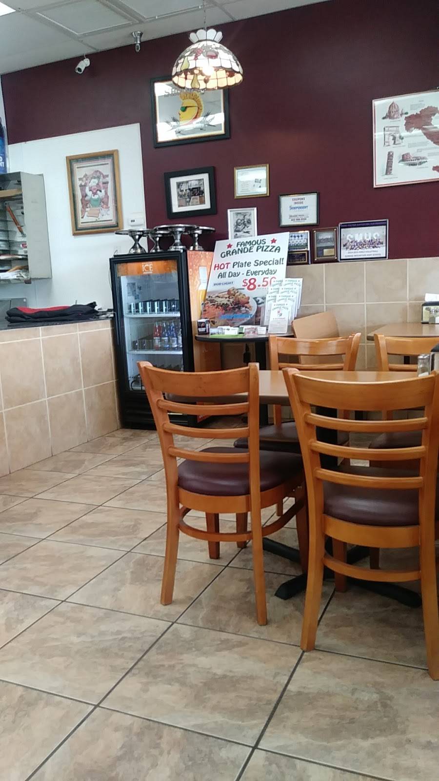 Grande Pizza | restaurant | 8996 W Union Hills Dr #105, Peoria, AZ 85382, USA | 6235665930 OR +1 623-566-5930