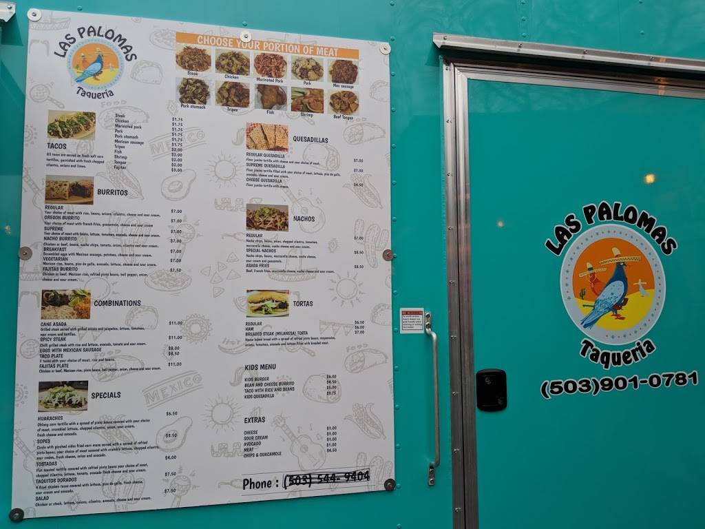 Las Palomas Taquería | restaurant | 5000-5098 SE Division St, Portland, OR 97206, USA | 5039010781 OR +1 503-901-0781