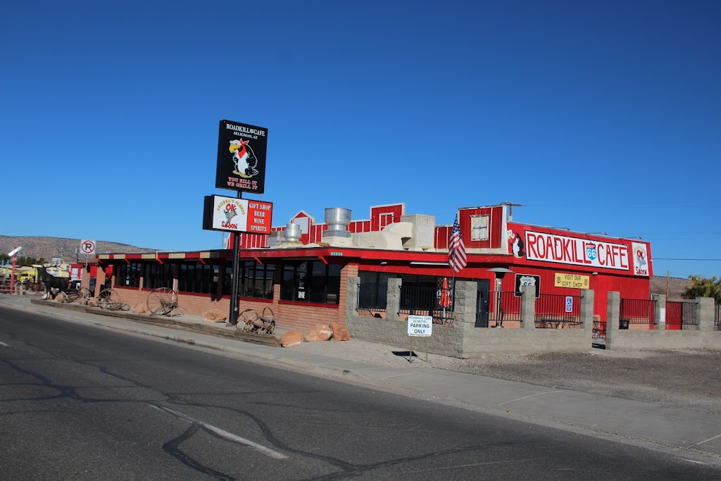 The Roadkill Cafe/O.K. Saloon | restaurant | 22830 W, AZ-66, Seligman, AZ 86337, USA | 9284223554 OR +1 928-422-3554