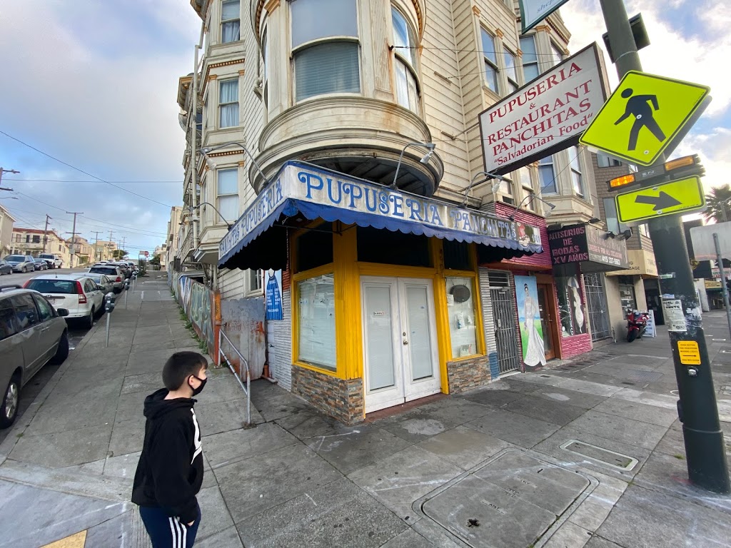 Pupuseria Y Restaurante Panchitas | restaurant | 4901 Mission St, San Francisco, CA 94112, USA | 4155851188 OR +1 415-585-1188