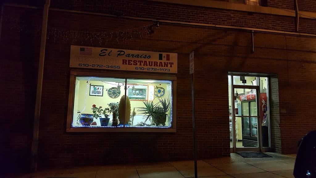 El Paraiso Mexicano | restaurant | 72 E Penn St, Norristown, PA 19401, USA | 6102723455 OR +1 610-272-3455