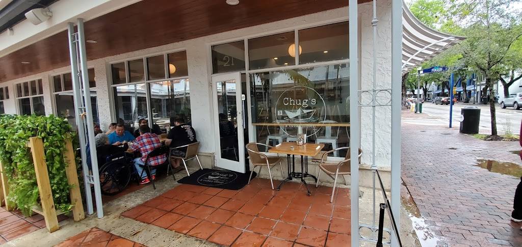 Chugs | restaurant | 3444 Main Hwy Suite 21, Miami, FL 33133, USA | 7865348722 OR +1 786-534-8722