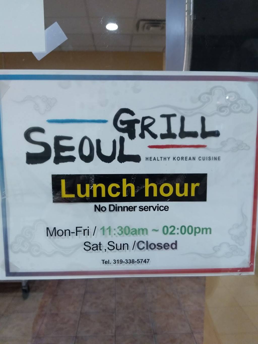 Seoul Grill | restaurant | 201 S Clinton St, Iowa City, IA 52240, USA | 3193385747 OR +1 319-338-5747