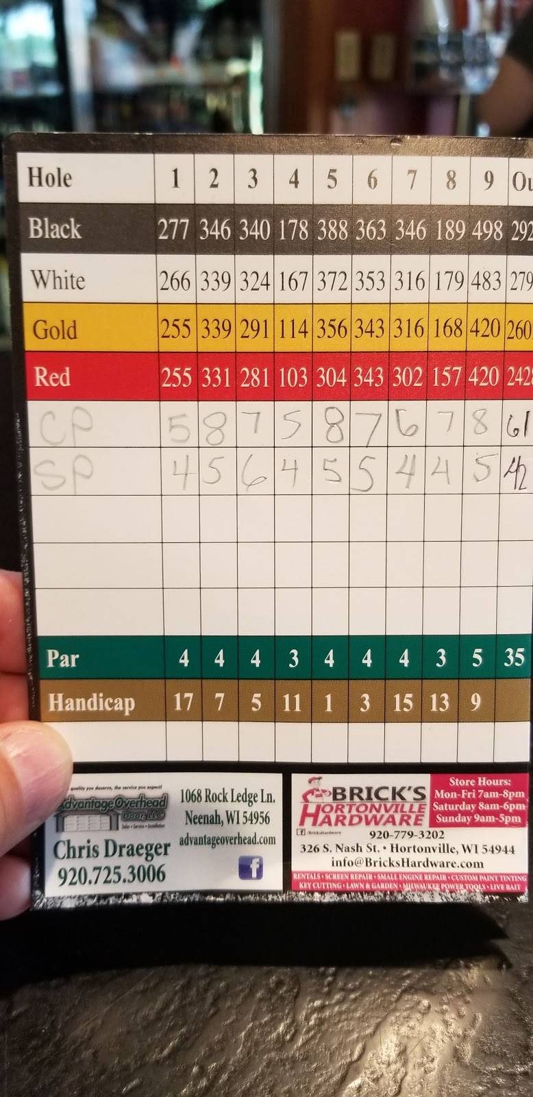 Grandview Golf Course | restaurant | 135 John St, Hortonville, WI 54944, USA | 9207796421 OR +1 920-779-6421