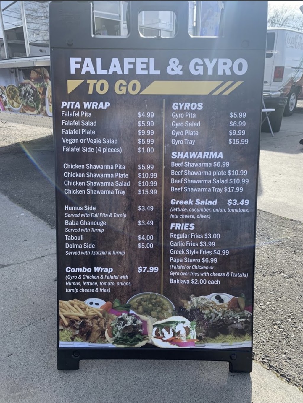 Falafel and gyro to go (Food Truck) | restaurant | 3133 Arden Way, Sacramento, CA 95825, USA | 9164944569 OR +1 916-494-4569