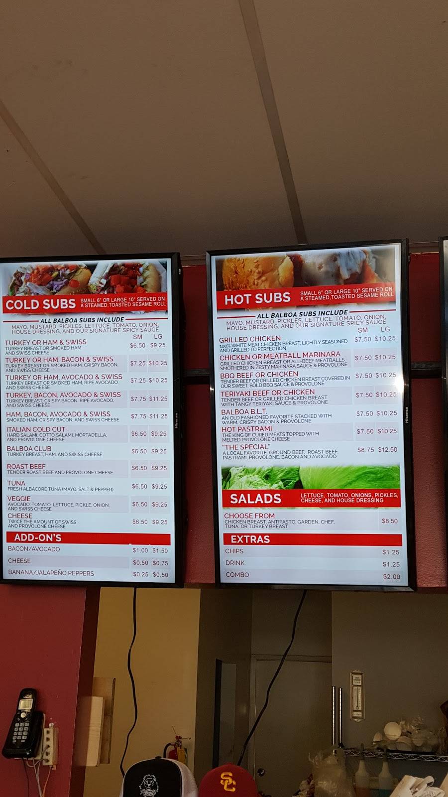 Balboa Sub Shop | restaurant | 8634 Balboa Blvd, Northridge, CA 91325, USA | 8188930394 OR +1 818-893-0394