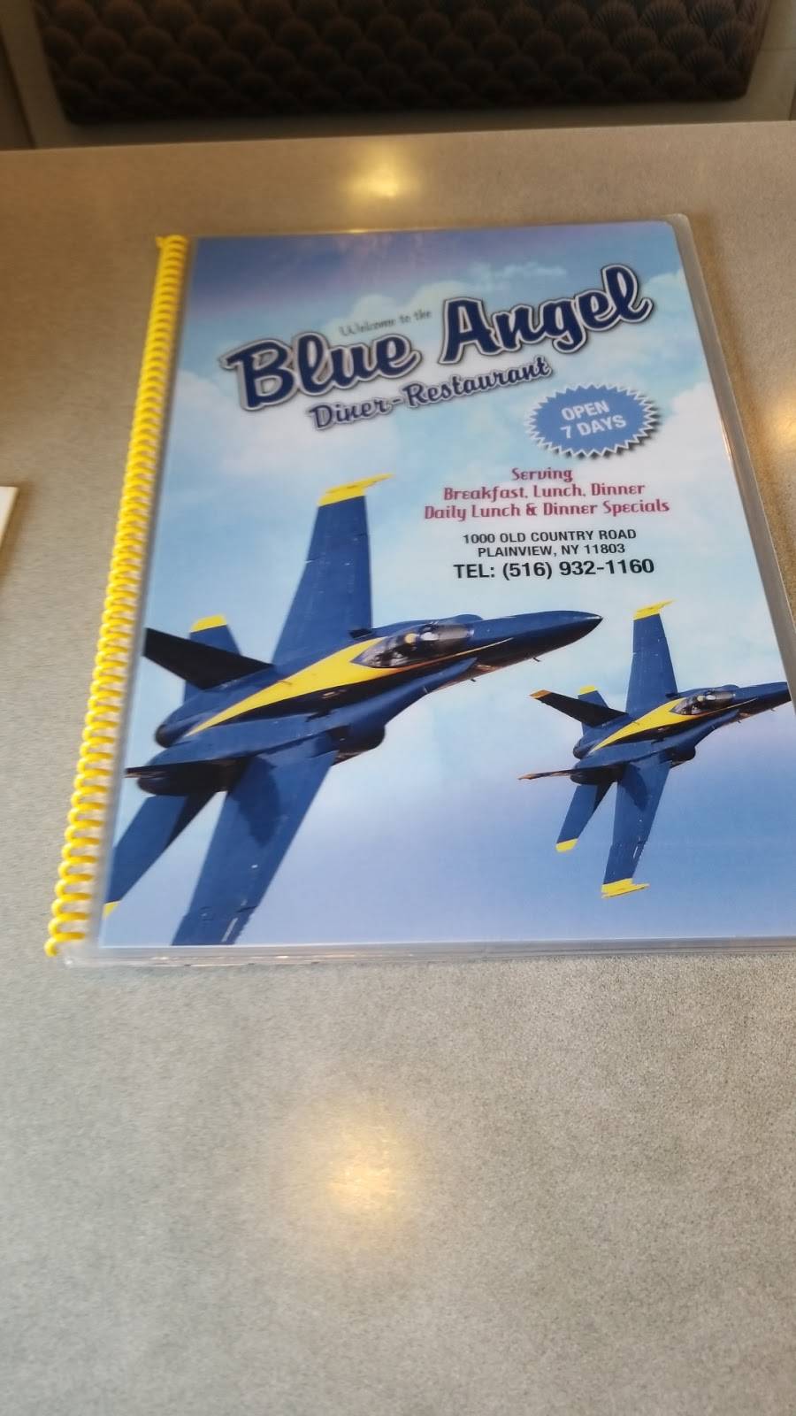 Blue Angel Diner | restaurant | 1000 Old Country Rd, Plainview, NY 11803, USA | 5169321160 OR +1 516-932-1160