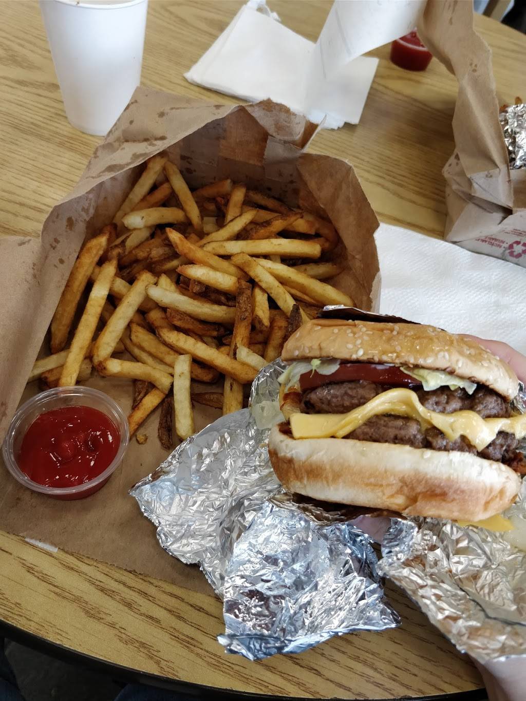 Five Guys | meal takeaway | 148 N Queen St, Etobicoke, ON M9C 1A8, Canada | 4162349292 OR +1 416-234-9292
