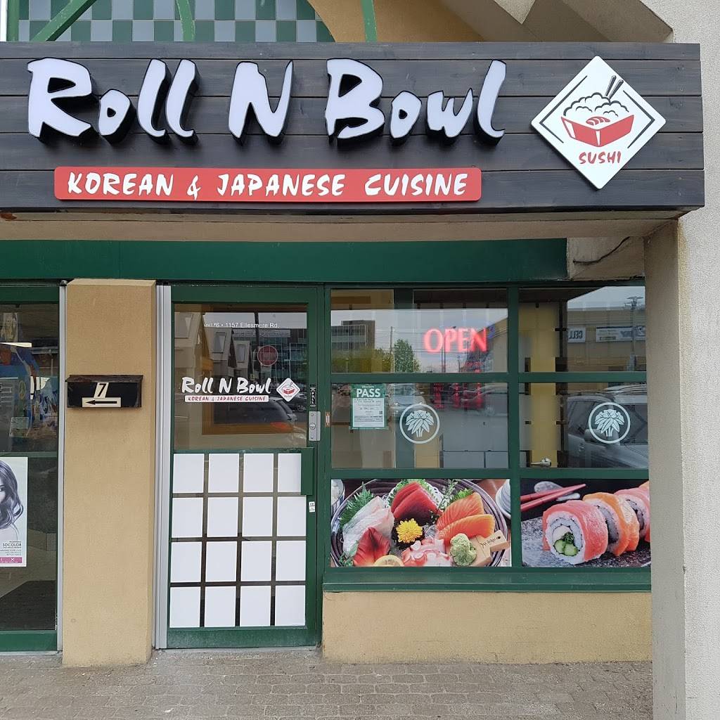 Roll N Bowl Korean & Japanese Cuisine | restaurant | 1157 Ellesmere Rd, Scarborough, ON M1P 2X6, Canada | 4167011212 OR +1 416-701-1212
