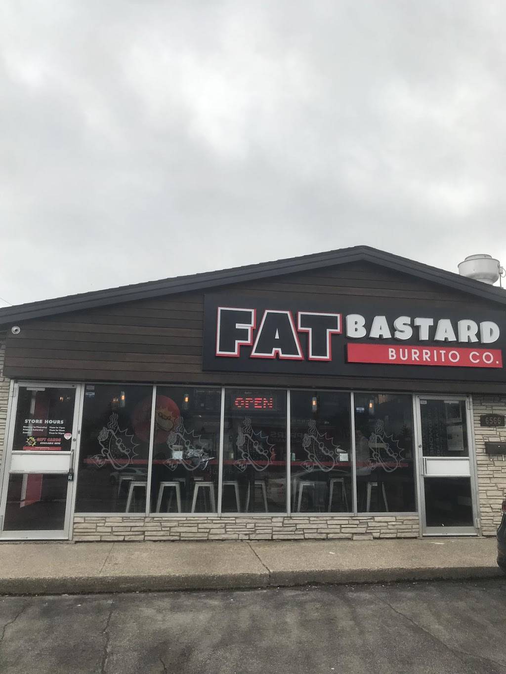 Fat Bastard Burrito Co. | restaurant | 6566 Lundys Ln, Niagara Falls, ON L2G 4Y7, Canada | 2892960855 OR +1 289-296-0855