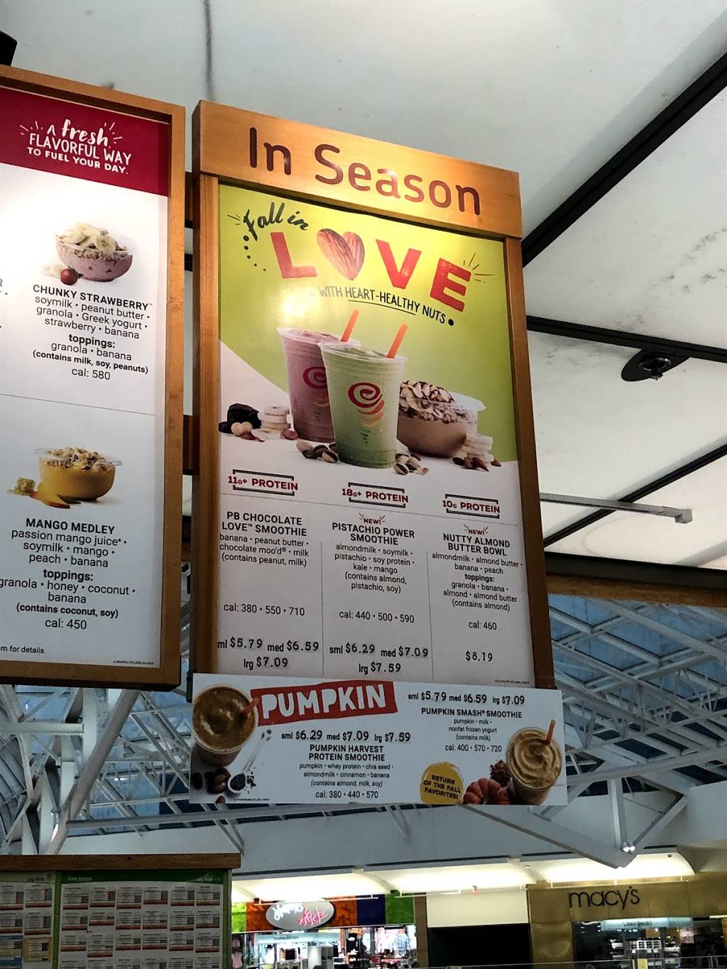 Jamba Juice Galleria Dallas Mall | restaurant | 13350 North Dallas Pkwy, Dallas, TX 75240, USA | 9723850863 OR +1 972-385-0863