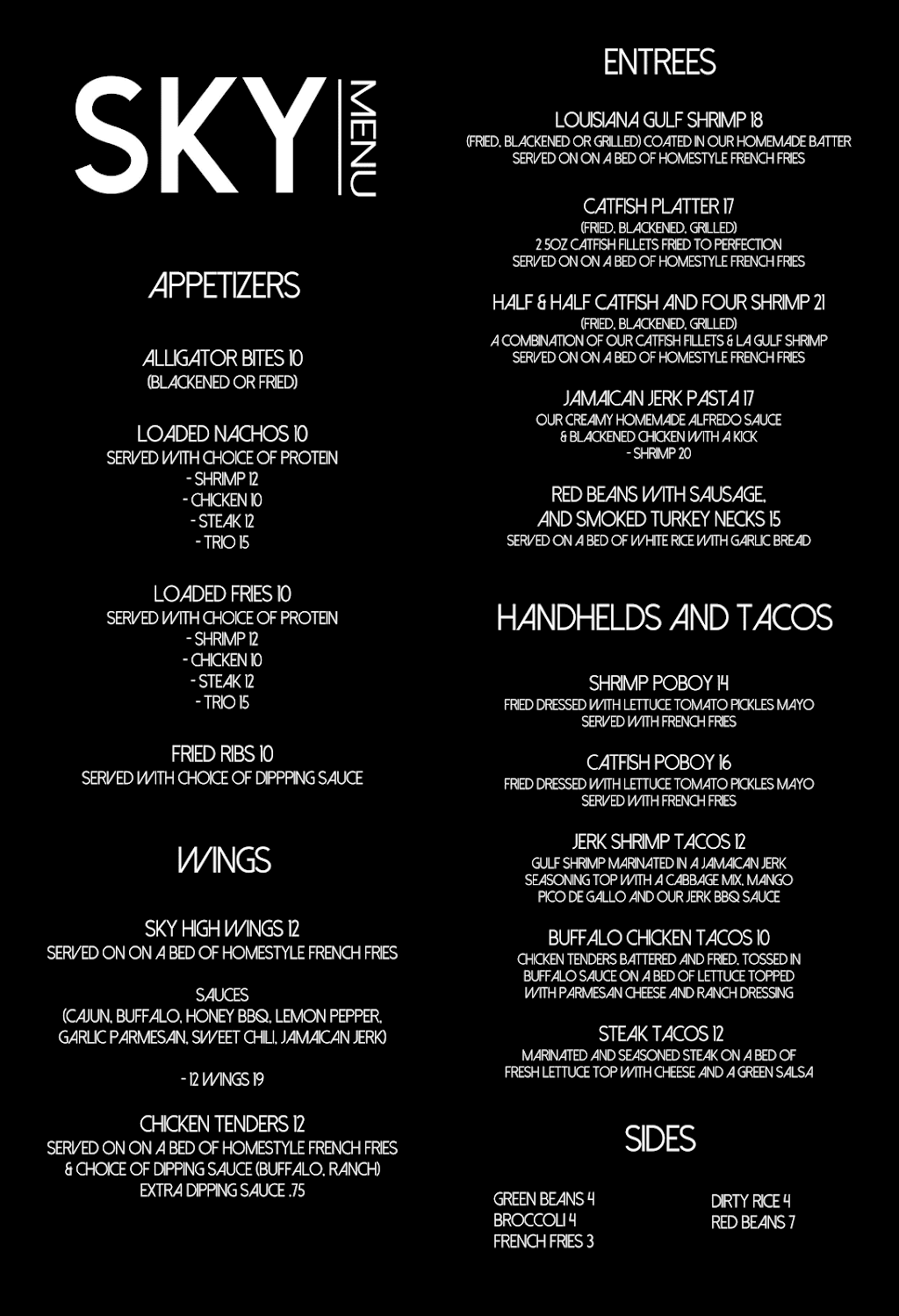 Sky Baton Rouge | restaurant | 4564 Bennington Ave, Baton Rouge, LA 70808, USA | 2252100419 OR +1 225-210-0419