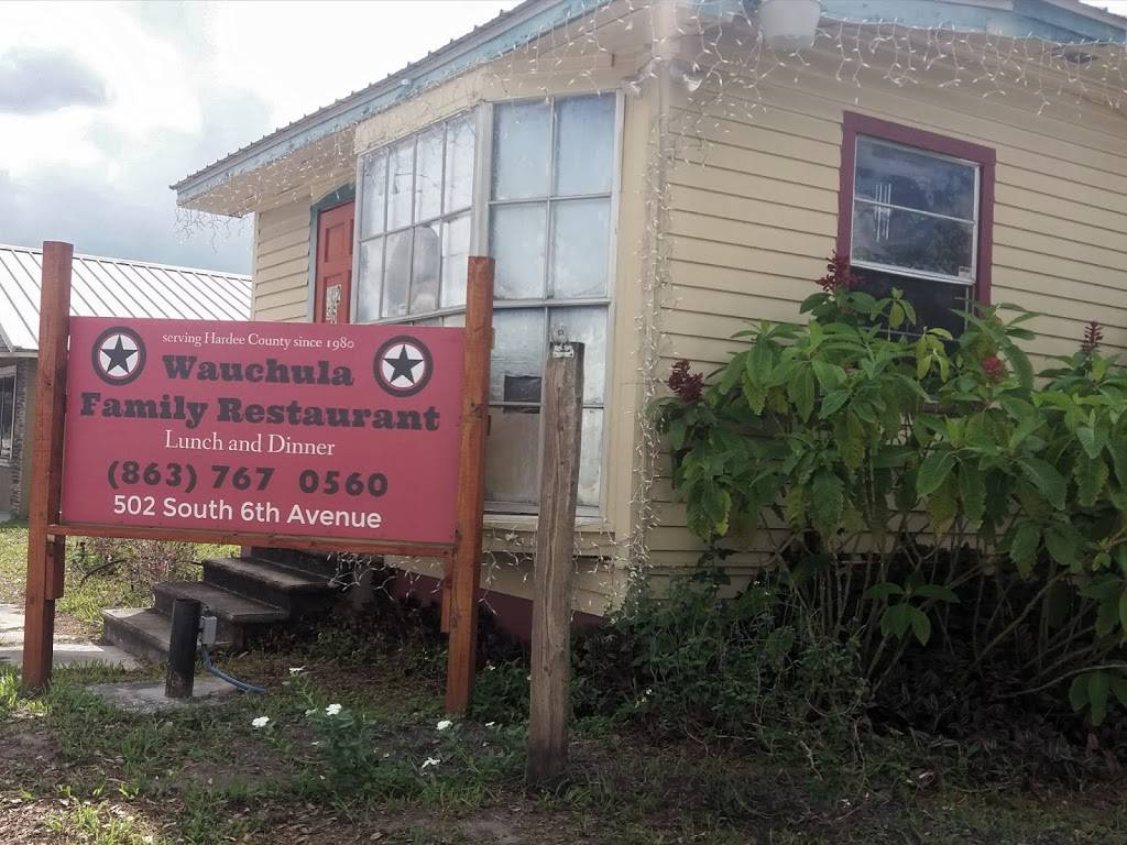 Wauchula Family Restaurant | restaurant | 502 S 6th Ave, Wauchula, FL 33873, USA | 8637670560 OR +1 863-767-0560