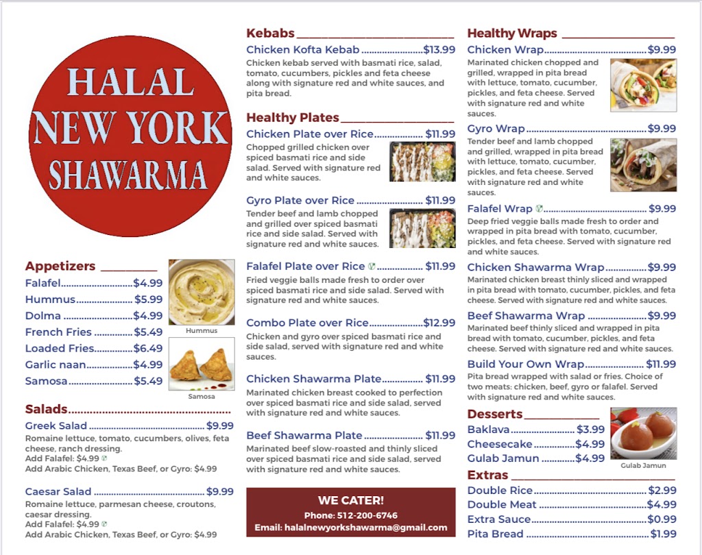 Halal newyork shawarma | restaurant | 4205 Menchaca Rd, Austin, TX 78704, USA | 5122005488 OR +1 512-200-5488