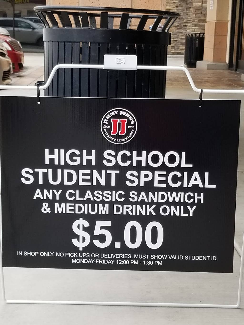 Jimmy Johns | meal delivery | 366 12th Ave Ste. 107, Hanford, CA 93230, USA | 5595827827 OR +1 559-582-7827