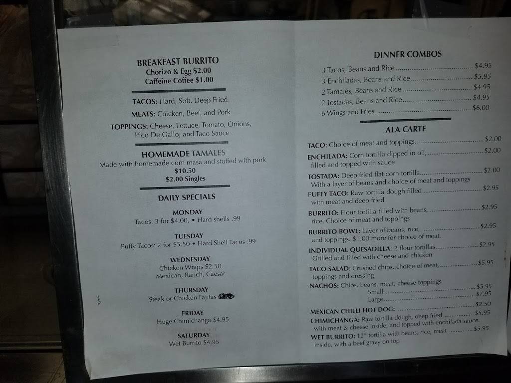 Villarreal Authentic Take Out | restaurant | 411 Lafayette Ave, Bay City, MI 48708, USA | 9898944492 OR +1 989-894-4492