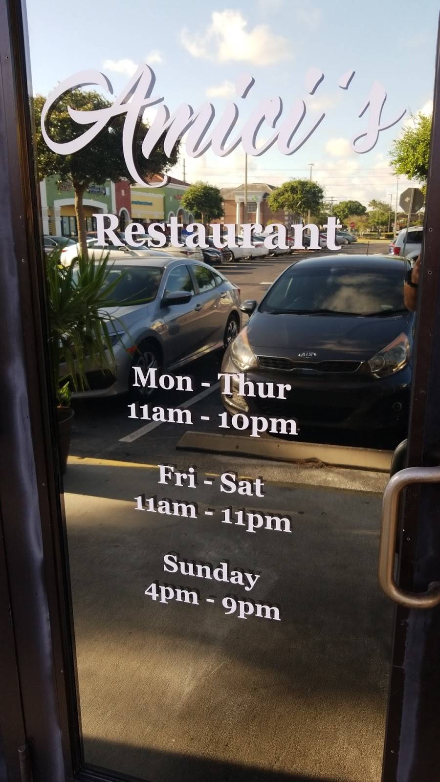 Amicis Italian Restaurant - The Chefs Table | restaurant | 7720 N Wickham Rd #118, Melbourne, FL 32940, USA | 3212555377 OR +1 321-255-5377