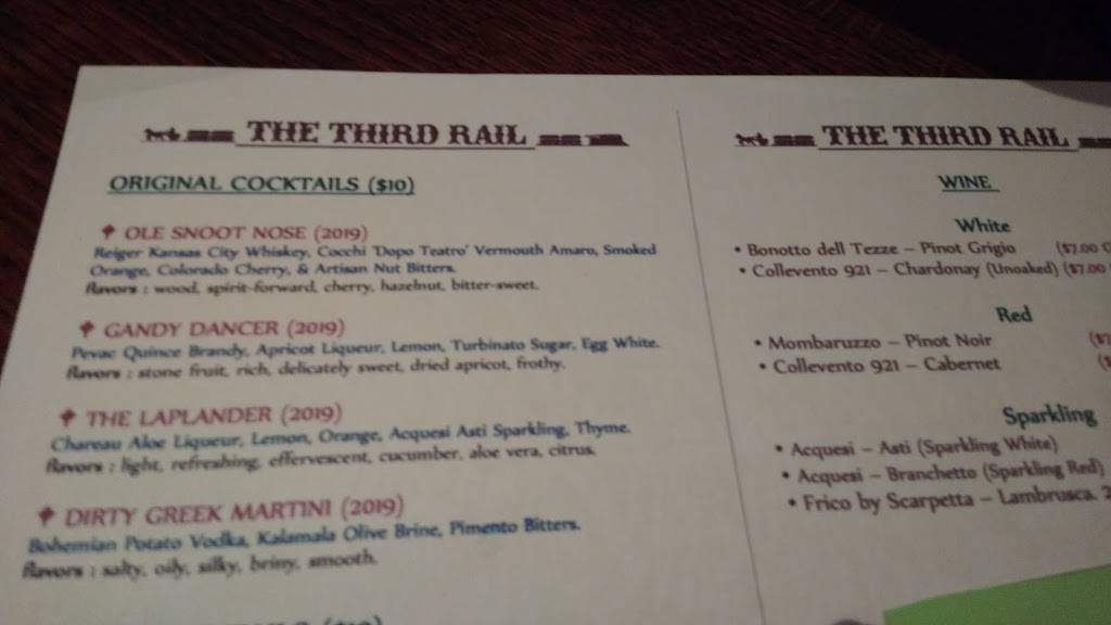 The Third Rail StL | restaurant | 5625 Manchester Ave, St. Louis, MO 63110, USA | 3148334323 OR +1 314-833-4323