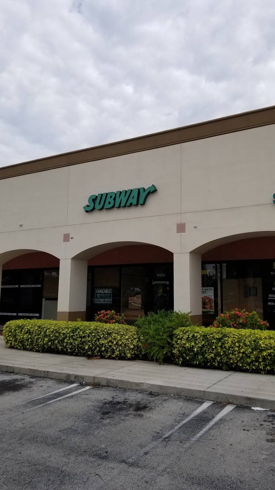 Subway | restaurant | 10613 Wiles Rd, Coral Springs, FL 33076, USA | 9547534009 OR +1 954-753-4009