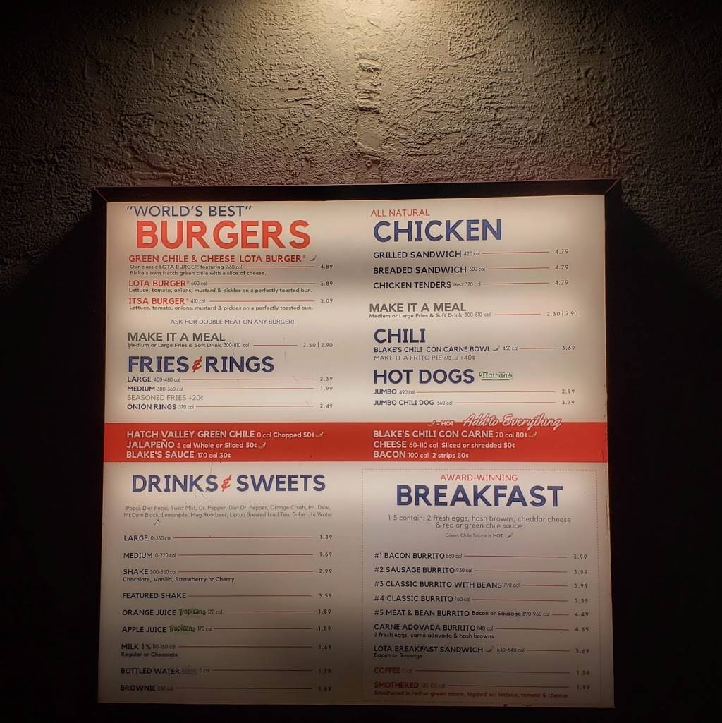 Blakes Lotaburger | restaurant | 6215 San Antonio Dr NE, Albuquerque, NM 87109, USA | 5058211958 OR +1 505-821-1958