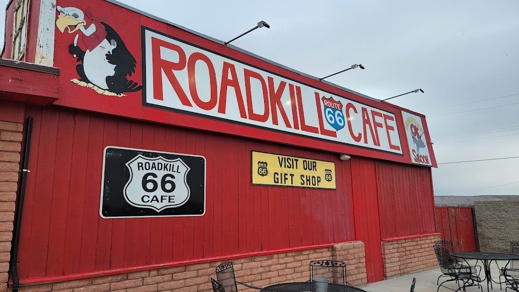 The Roadkill Cafe/O.K. Saloon | restaurant | 22830 W, AZ-66, Seligman, AZ 86337, USA | 9284223554 OR +1 928-422-3554