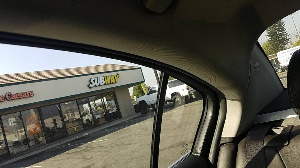Subway Restaurants | restaurant | 443 N Vincent Ave, Covina, CA 91722, USA | 6264727777 OR +1 626-472-7777