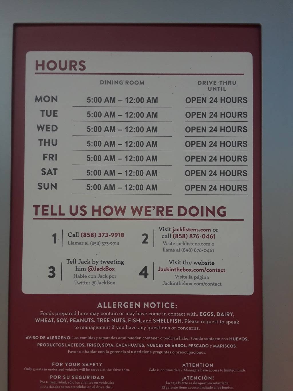 Jack in the Box | restaurant | 306 S Palm Ave, Santa Paula, CA 93060, USA | 8055257992 OR +1 805-525-7992