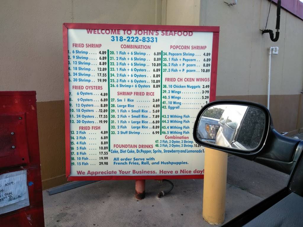 Johns Seafood | restaurant | 1605 N Market St, Shreveport, LA 71107, USA | 3182228331 OR +1 318-222-8331