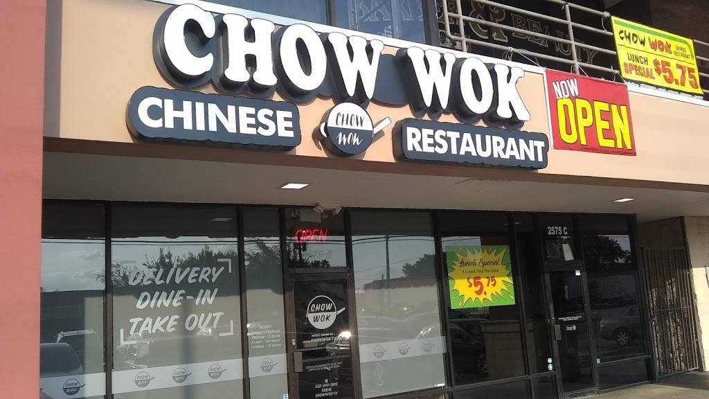Chow Wok | restaurant | 2575 S Dairy Ashford Rd, Houston, TX 77077, USA | 8329433845 OR +1 832-943-3845