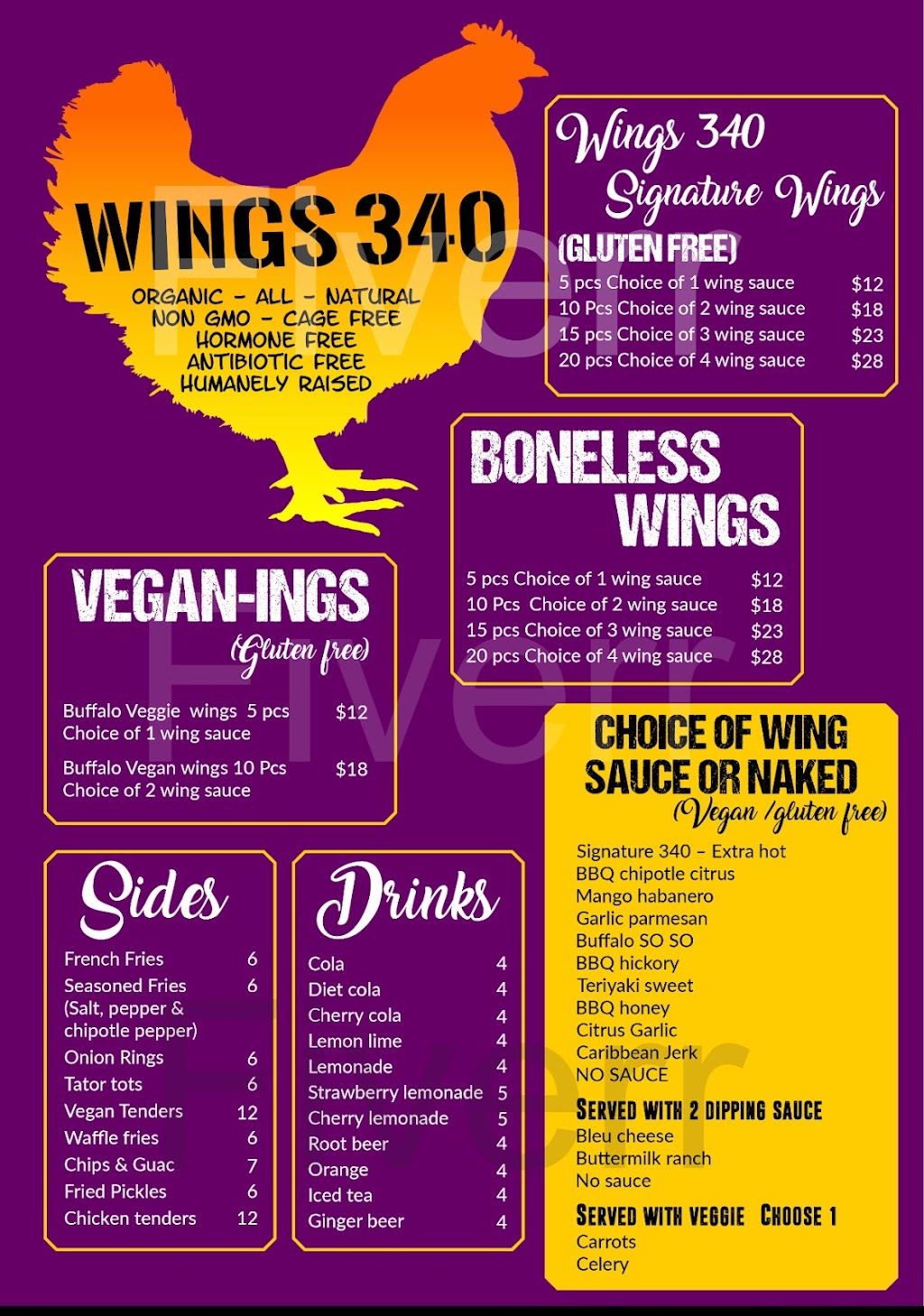 Wings 340 | restaurant | 216A Broadway Mall, Hicksville, NY 11801, USA | 5162524978 OR +1 516-252-4978