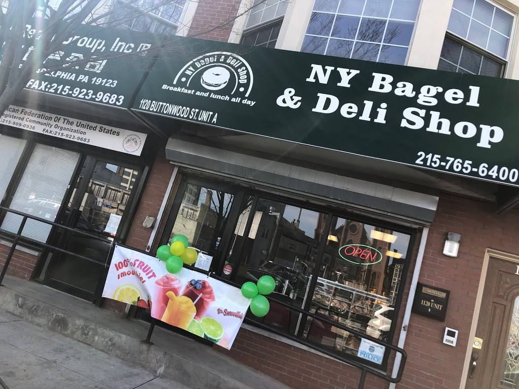 NY Bagel & Deli shop | restaurant | 1120 Buttonwood St unit a, Philadelphia, PA 19123, USA | 2157656400 OR +1 215-765-6400