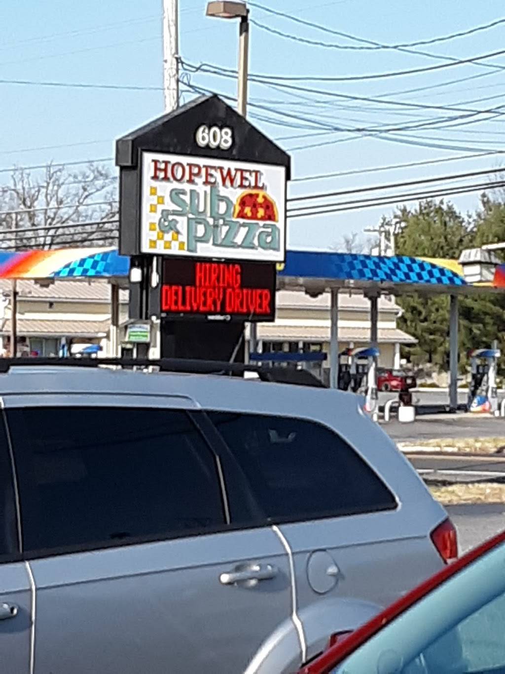 Hopewell Sub & Pizza | restaurant | 608 Shiloh Pike, Bridgeton, NJ 08302, USA | 8564510261 OR +1 856-451-0261