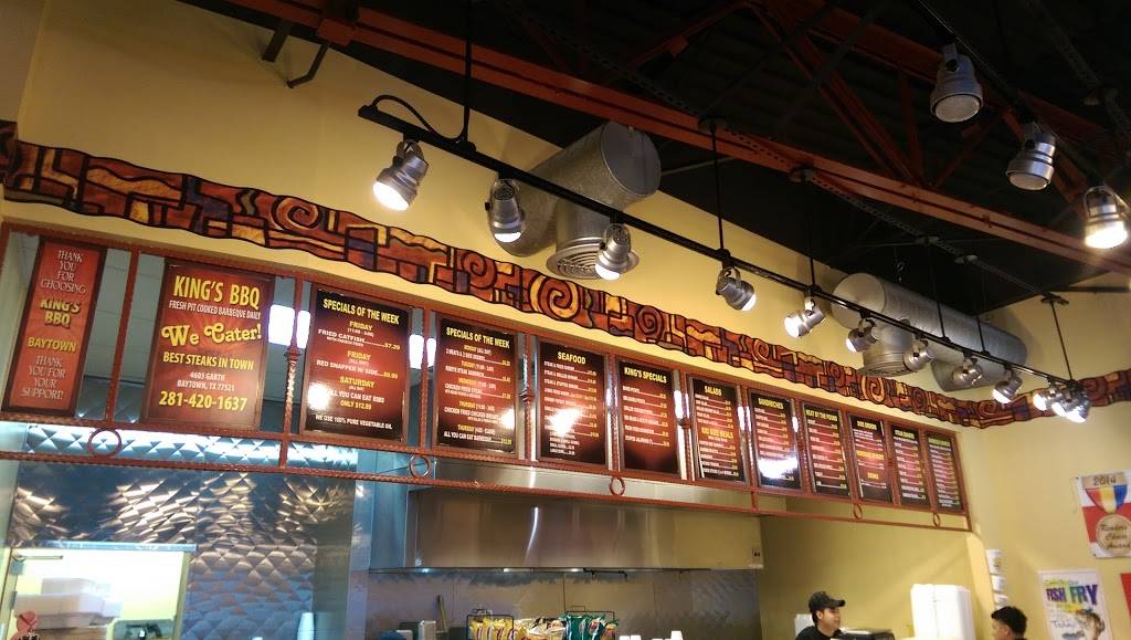 Kings BBQ | restaurant | 4603 Garth Rd, Baytown, TX 77521, USA | 2814201637 OR +1 281-420-1637