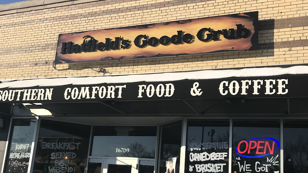 Hatfields Goode Grub | restaurant | 16700 Lorain Ave, Cleveland, OH 44111, USA | 2164171056 OR +1 216-417-1056