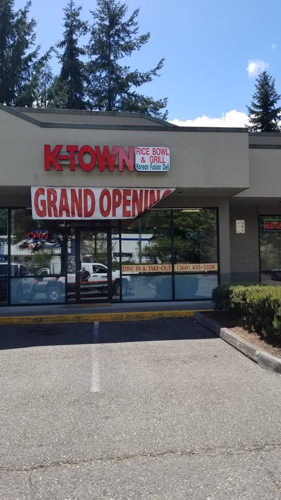 K-Town Rice Bowl & Korean Fusion Deli | restaurant | 3959 Martin Way E suite g, Olympia, WA 98506, USA | 3604553328 OR +1 360-455-3328
