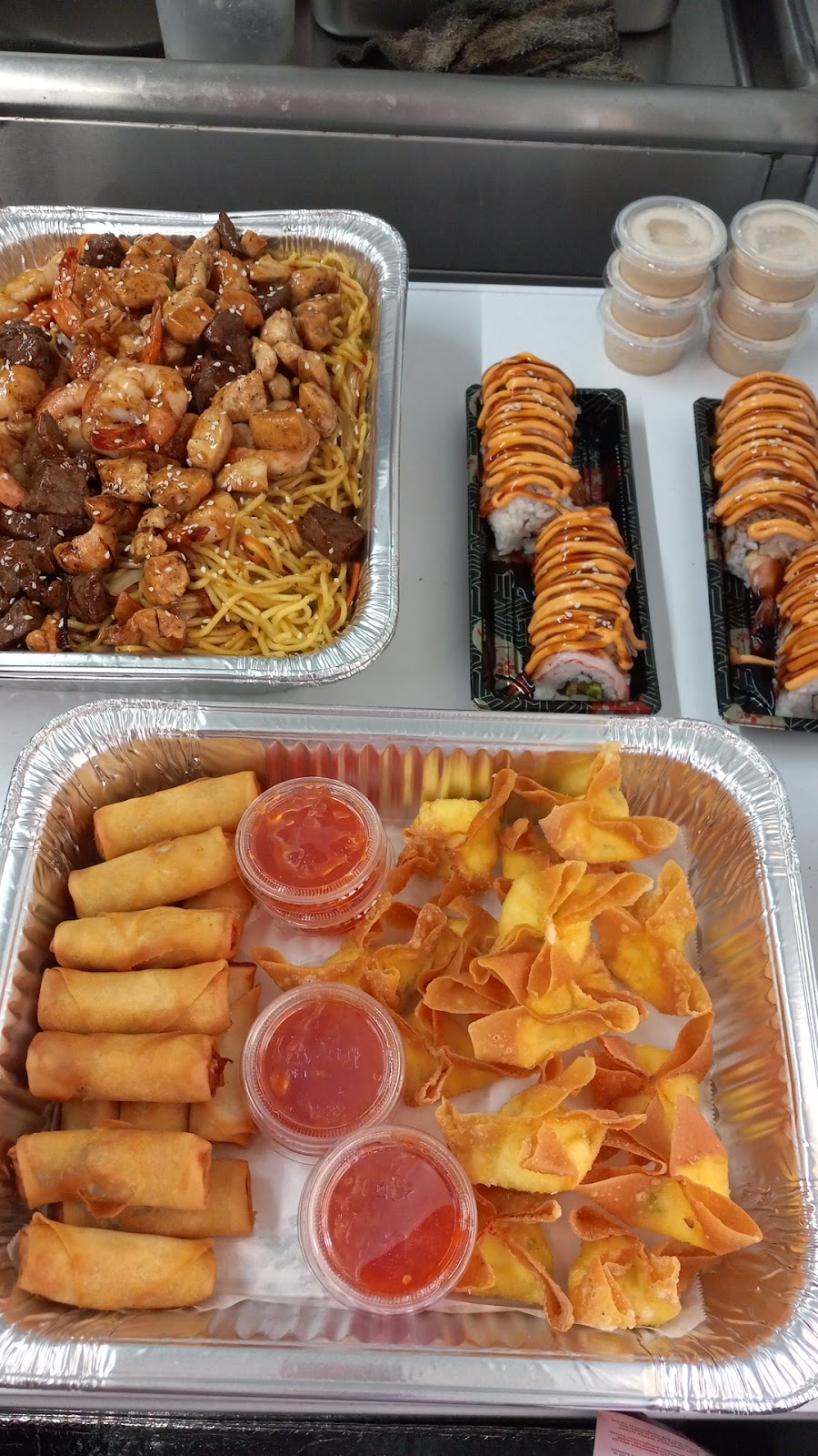 Nabura Hibachi & Sushi Food Truck | restaurant | 23242 FM1314, Porter, TX 77365, USA | 8328778641 OR +1 832-877-8641